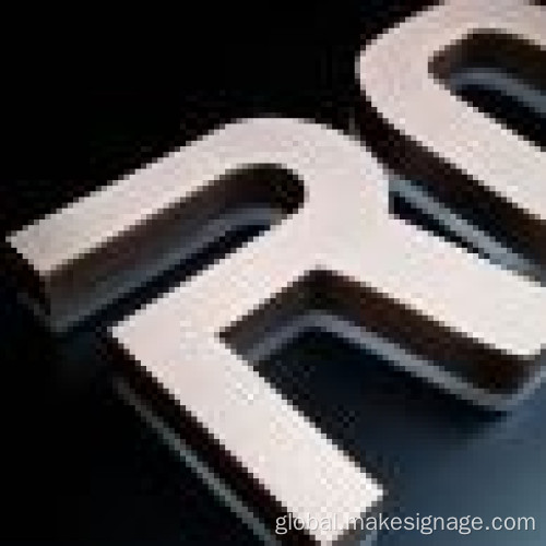 China Plating Backlit LED Channel Letter Manufactory